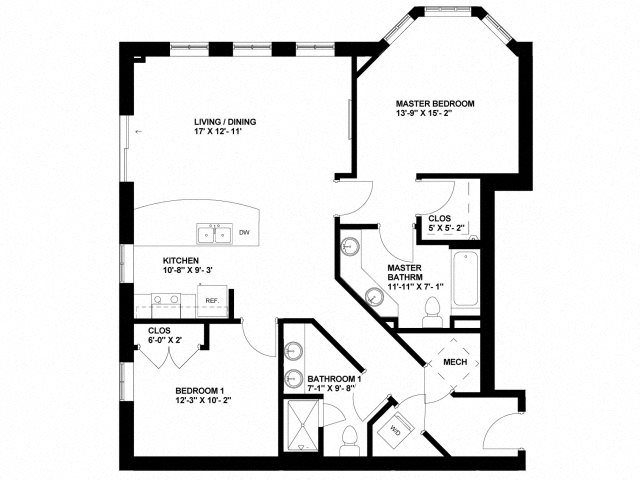 Monroe highpoint, columbus commons, downtown columbus, downtown apartments